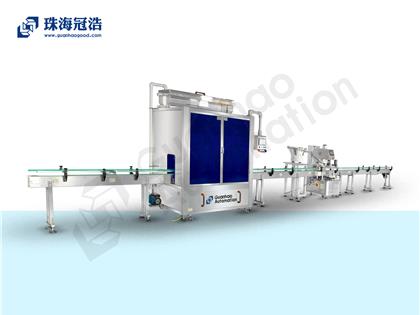 自動(dòng)16頭醫用鹽水防腐灌裝、旋蓋生產(chǎn)線(xiàn)